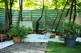 Cozy Garden Corner Autumn Backyard