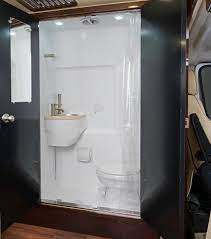the smallest rvs with shower and toilet