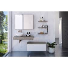 Milan 900mm Wall Hung Vanity With