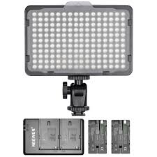 Neewer On Camera Led Panel Lights Dimmable 176 Led Video Light With 2 Pack Battery And Dual Usb Battery Charger For Photo Video Shooting Neewer Com
