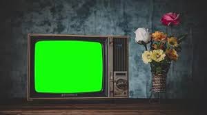 Time on cable box shows 9:15. Old Tv In Vintage Room Bad Signal And Noise With Green Screen 4k Ad Room Bad Vintage Tv Greenscreen Free Green Screen Vintage Room