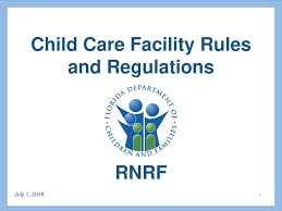 Child Care Facility Rules And Regulations Ppt Download