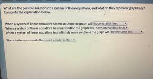 solved what are the possible solutions