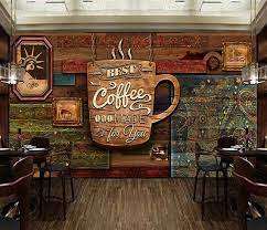 cafe interior design coffee poster
