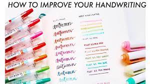 how to improve your handwriting in 3
