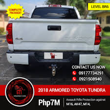 armored toyota tundra 2018 gti