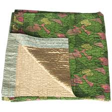 Check out our contest page. Silk Sari Kantha Blanket Rozi Tulsi Crafts