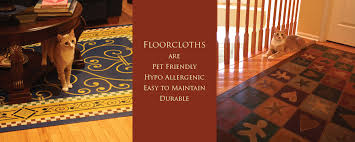 floorcloth hand painted canvas rug