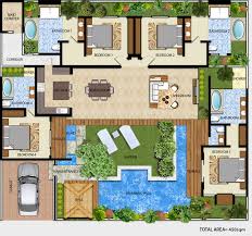 Floor Plan Villa Sanook Drupadi