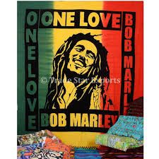 cotton hand d bob marley tapestry