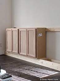 install base cabinets