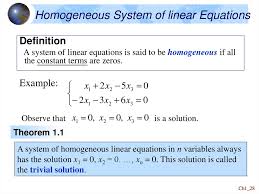 Linear Equations In Linear Algebra