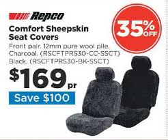 Comfort Sheepskin Seat Covers Offer At