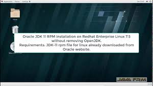 oracle jdk 11 rpm installation on