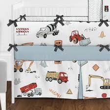 Construction Truck 9 Piece Crib Bedding