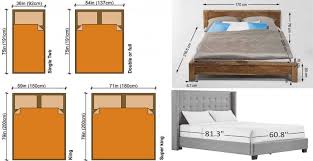 Standard Double Bed Size In Meters