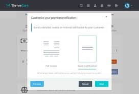 Setting Your Products Invoice Receipts Thrivecart Helpdesk