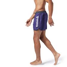 Reebok Beachwear Retro Shorts Purple Reebok Mlt