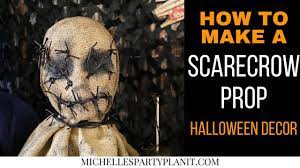a scarecrow prop for halloween decor