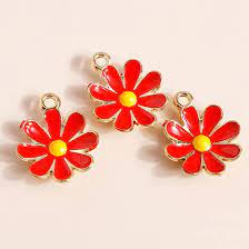 Amazon.com: 10pcs Enamel Flowers Charms Sakaru Daisy Charms Pendants for  Necklace Bracelet DIY Jewelry Making Accessories : Arts, Crafts & Sewing