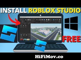 how to roblox studio on laptop