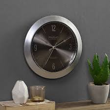 Steel Core Wall Clock Silver
