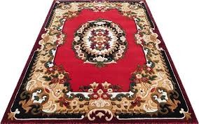 red rahman carpets synthetic concord