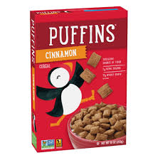 puffins cereal flavors nutrition