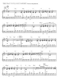 Use our ipad app to view your digital sheet music on the go. The Way You Look Tonight For Accordion