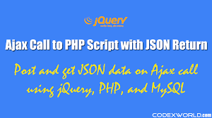 from php script using jquery ajax