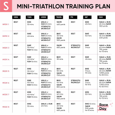 mini triathlon training plan