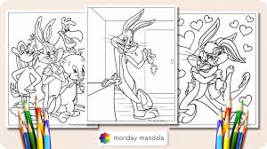 20 bugs bunny coloring pages free pdf