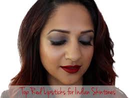 red lipsticks for indian skintones