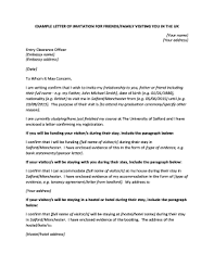 invitation letter for uk visa template