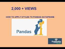how to apply styles to pandas dataframe