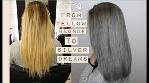 Get gorgeous hair like a celebrity. From To Yellow Blonde To Silver Dreams Fernanda S Beauty Salon Youtube