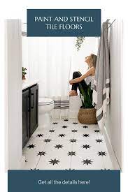 3 ways to stencil your tile floor