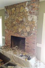 How To Cover A Brick Fireplace With