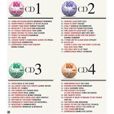 80s Pop Hits Cd4 Mp3 Buy Full Tracklist