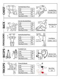Upper Body Workout Plan For Men Routine At Gym