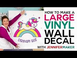 Make A Large Vinyl Wall Decal How To
