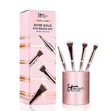 rose gold eye makeup brush set it