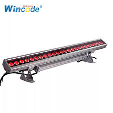 Atcd 108w rgbw led wall washer light, color changing, 3.2ft/40 linear commercial strip light with rf remote, 120v, ideal for outdoor/indoor lighting projects, building decoration. 24 Leds Ip65 Outdoor Led Wall Washer Light