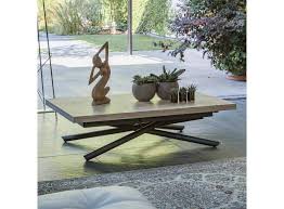 Coffee Table Wood And Metal Made In Italy