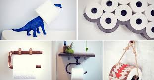 The tissue paper especially can give great appearance in toilets. 15 Totally Unusual Diy Toilet Paper Holders Homelovr
