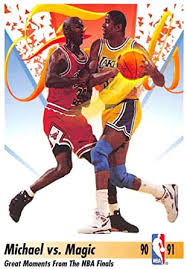 Browse 196 magic johnson michael jordan stock photos and images available, or start a new search to explore more stock photos and images. Amazon Com 1991 92 Skybox Basketball 333 Michael Jordan Magic Johnson Chicago Bulls Los Angeles Lakers Official Nba Trading Card Collectibles Fine Art