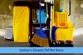 janitor s closets tell the story