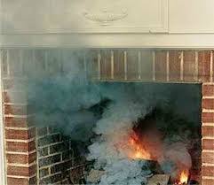 is your chimney smoking in your house