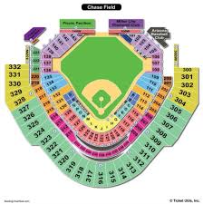 chase field seating chart seating