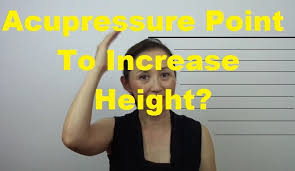 Acupressure Point For Height Increase
